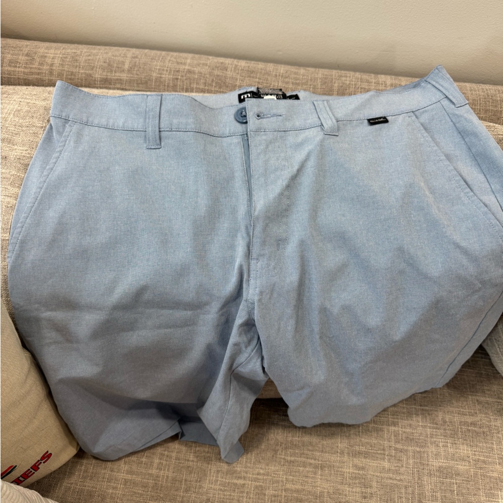 Travis Mathew light blue Flat Front Shorts Versatile Style